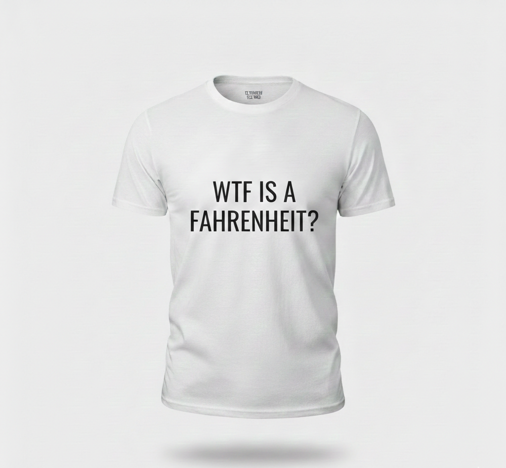 "WTF IS A FAHRENHEIT" Shirt