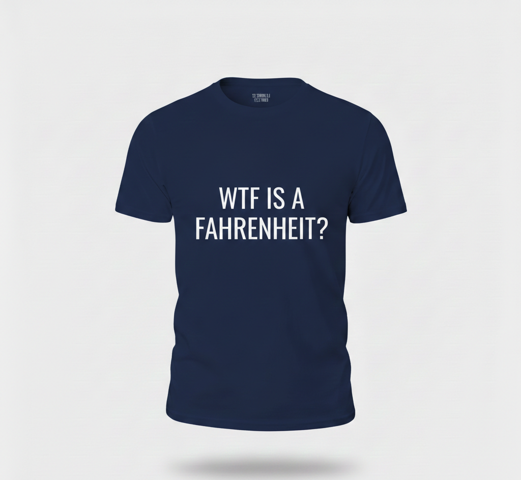 "WTF IS A FAHRENHEIT" Shirt