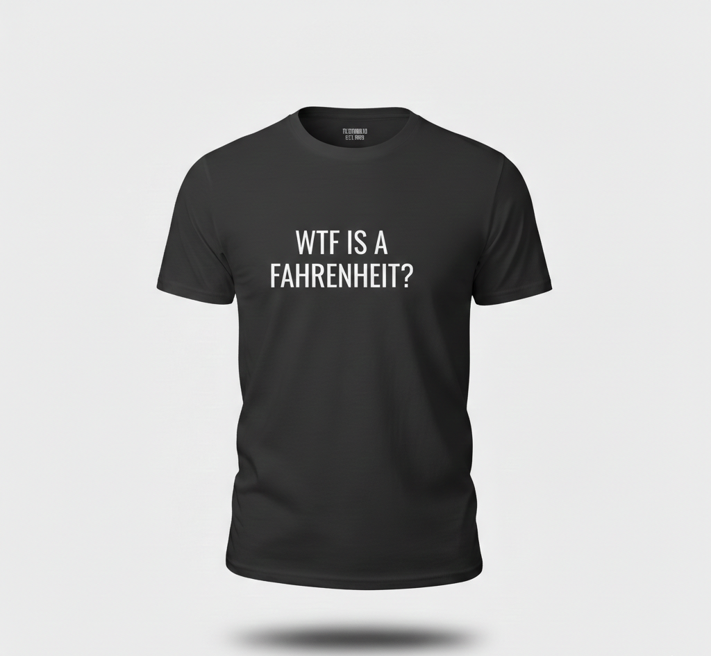 "WTF IS A FAHRENHEIT" Shirt